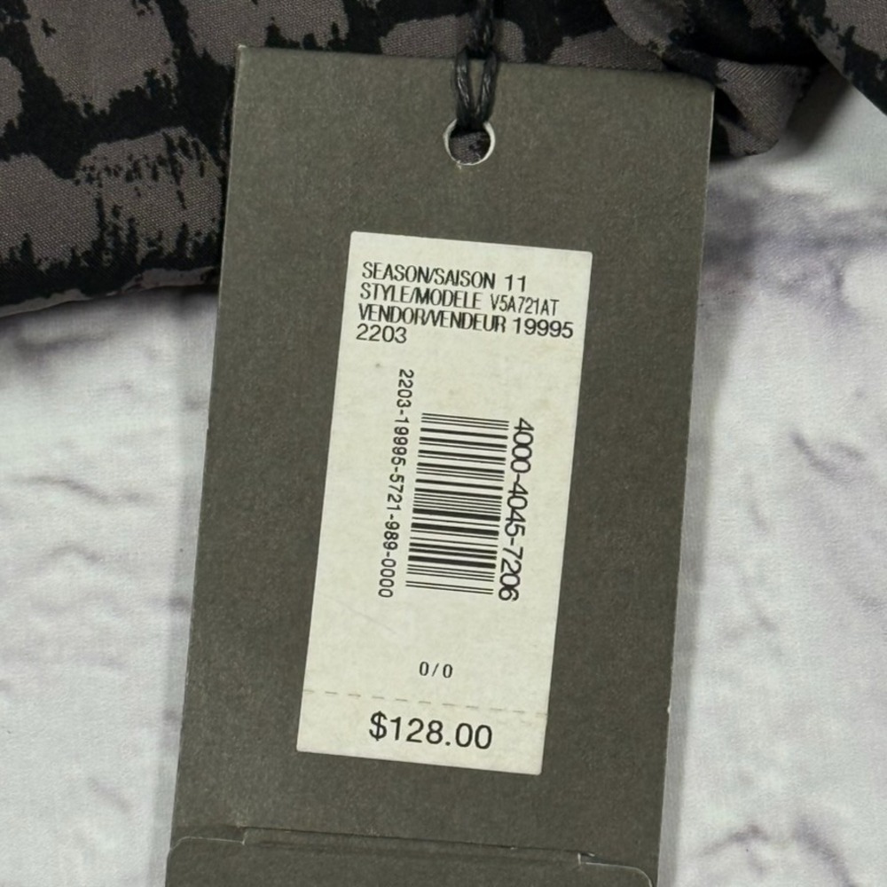 NWT A|X Armani Exchange‎ Womens Size 0 Black Tan Sequin Cocktail Dress Orig $128 - Picture 7 of 9